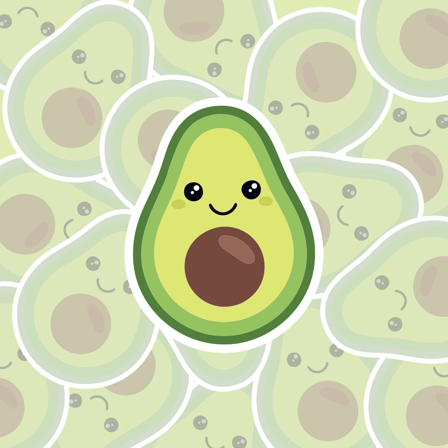 STICKER AGUACATE