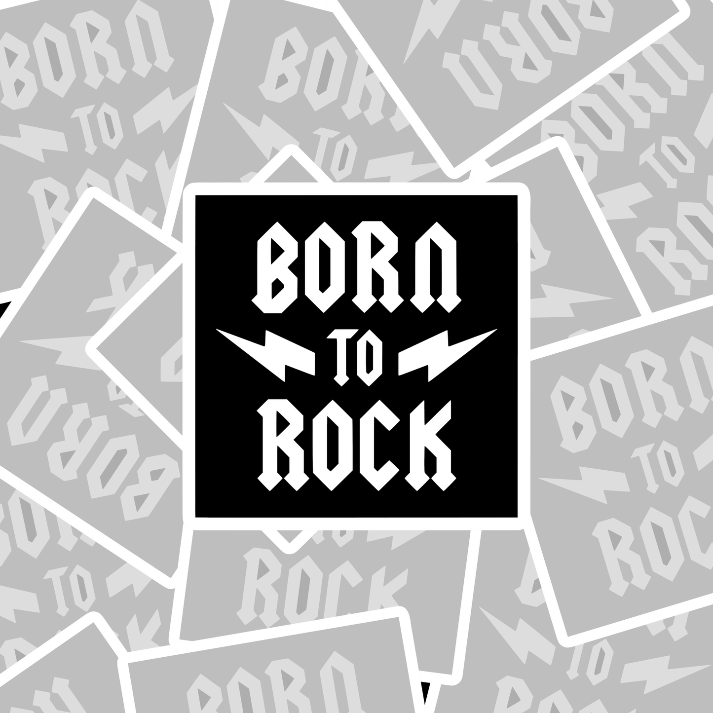 STICKER BORN TO ROCK