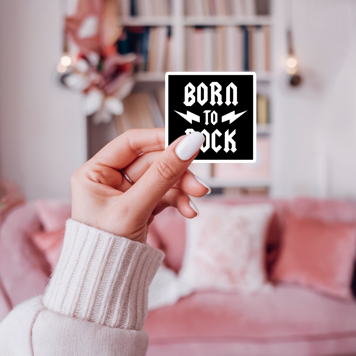 STICKER BORN TO ROCK
