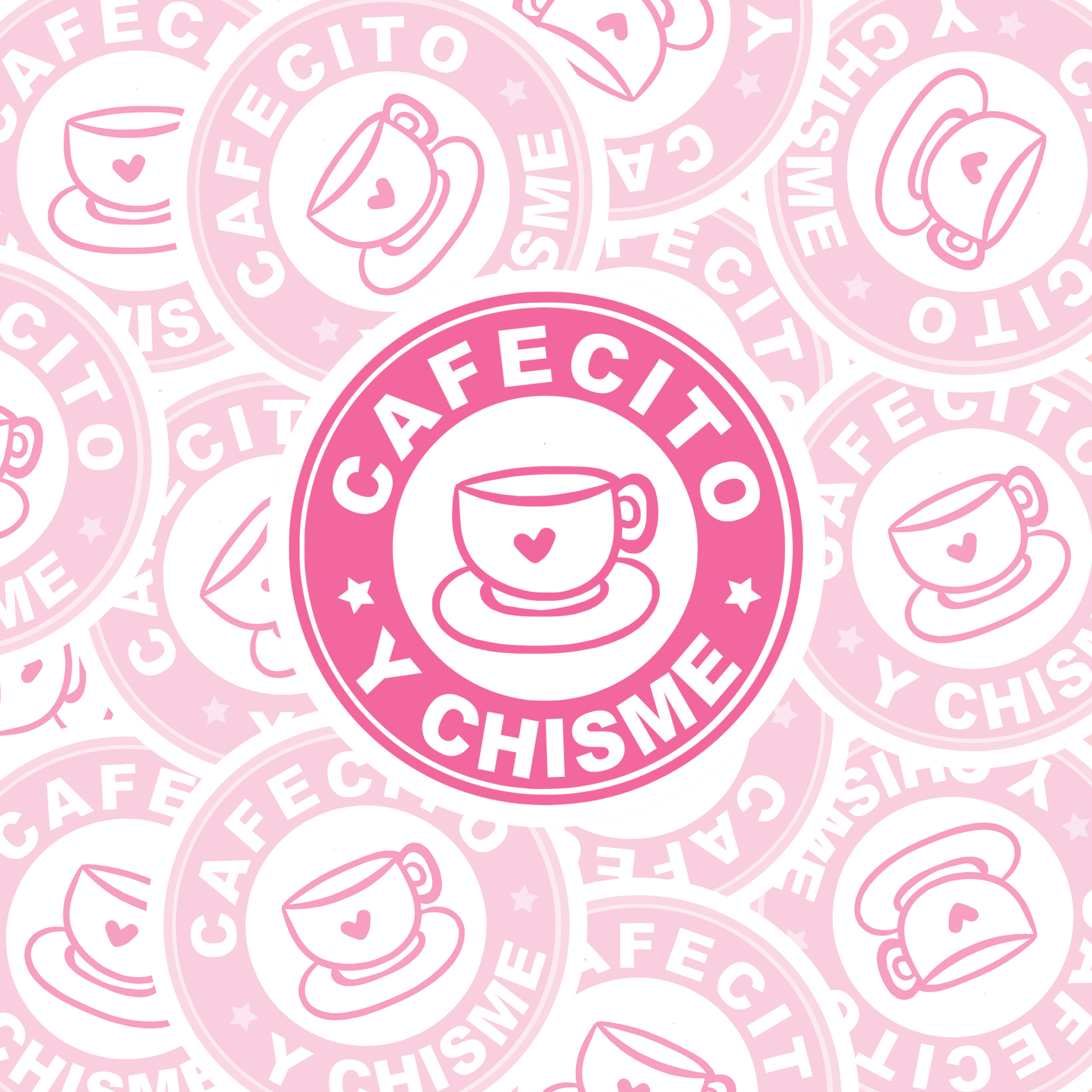 STICKER CAFECITO Y CHISME