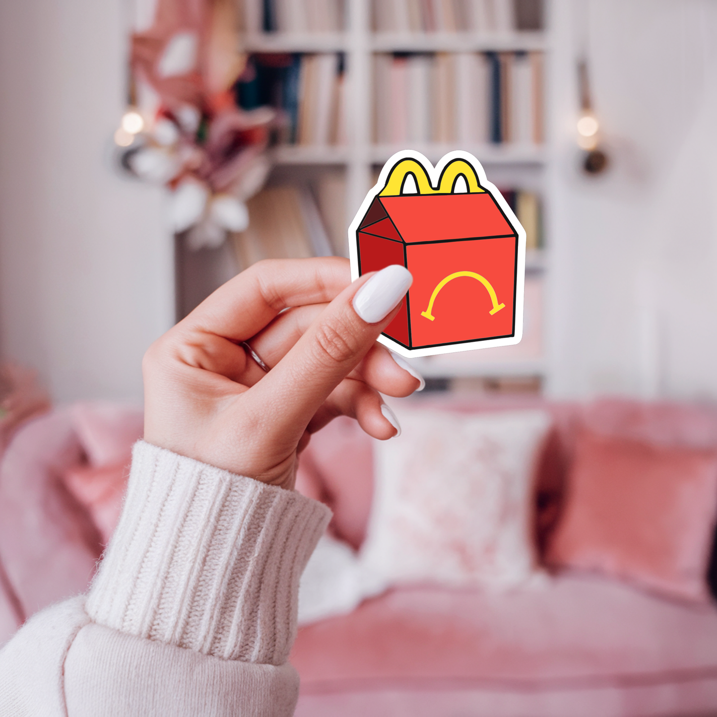 STICKER CAJITA TRISTE