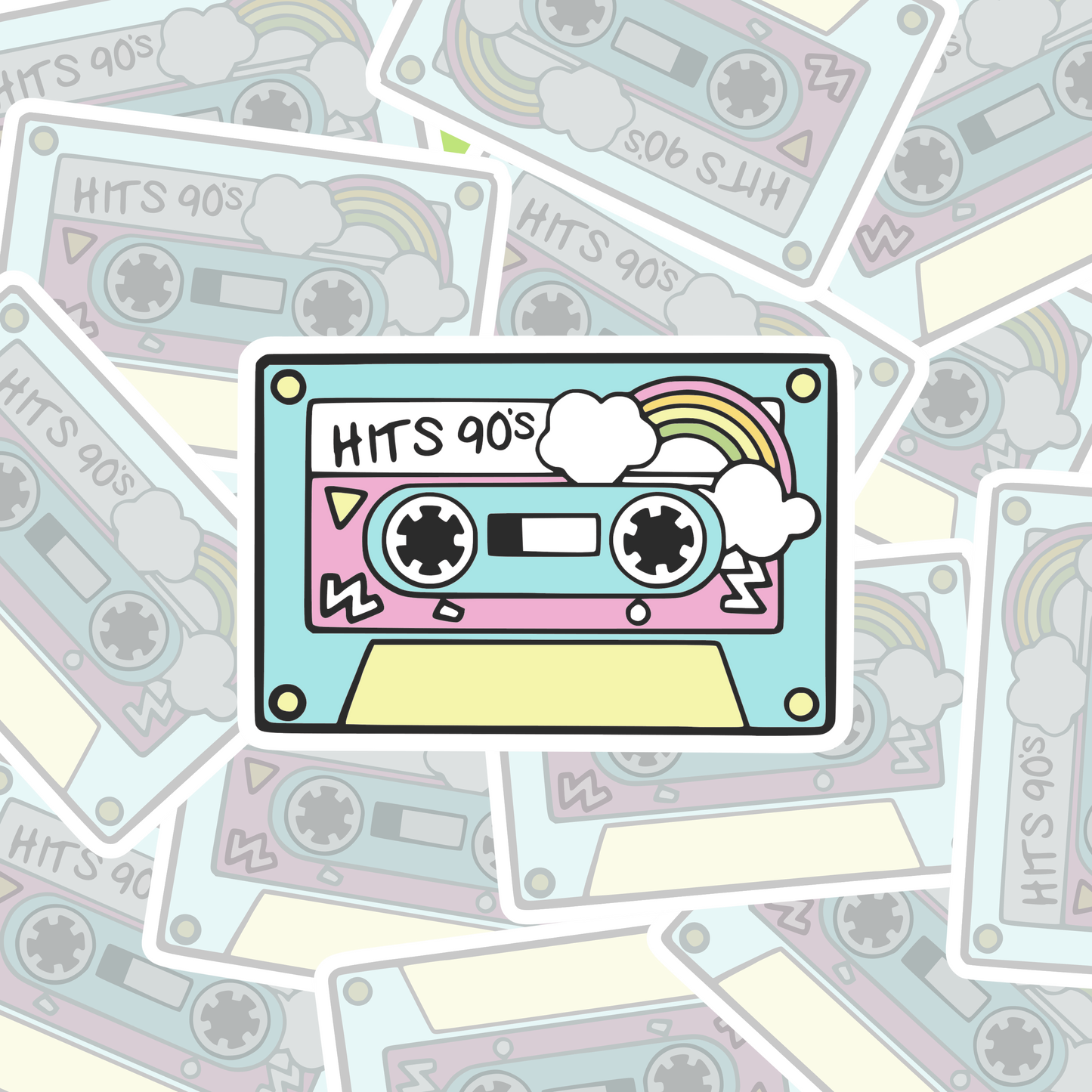 STICKER CASETTE 90s