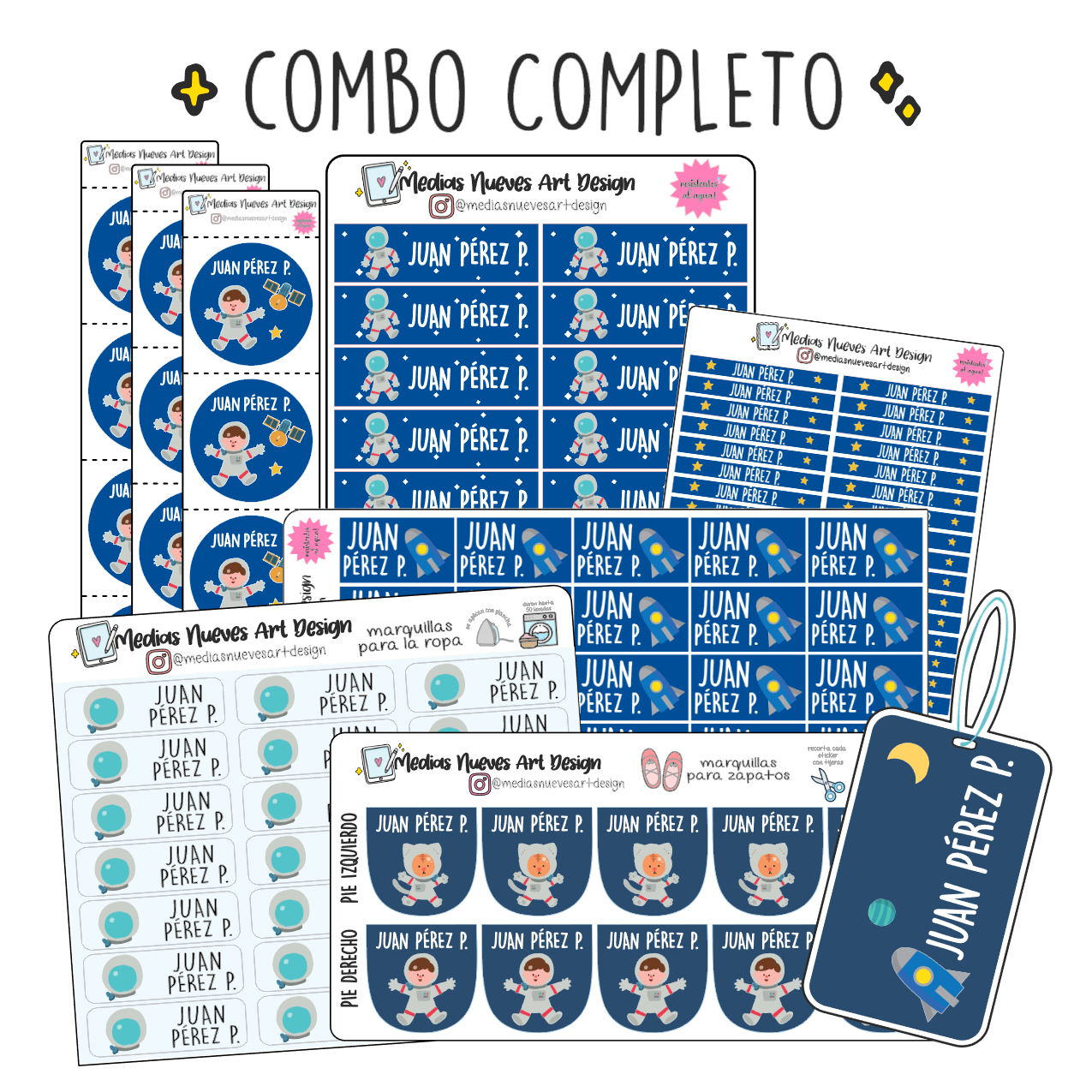 COMBO ASTRONAUTAS Y YO