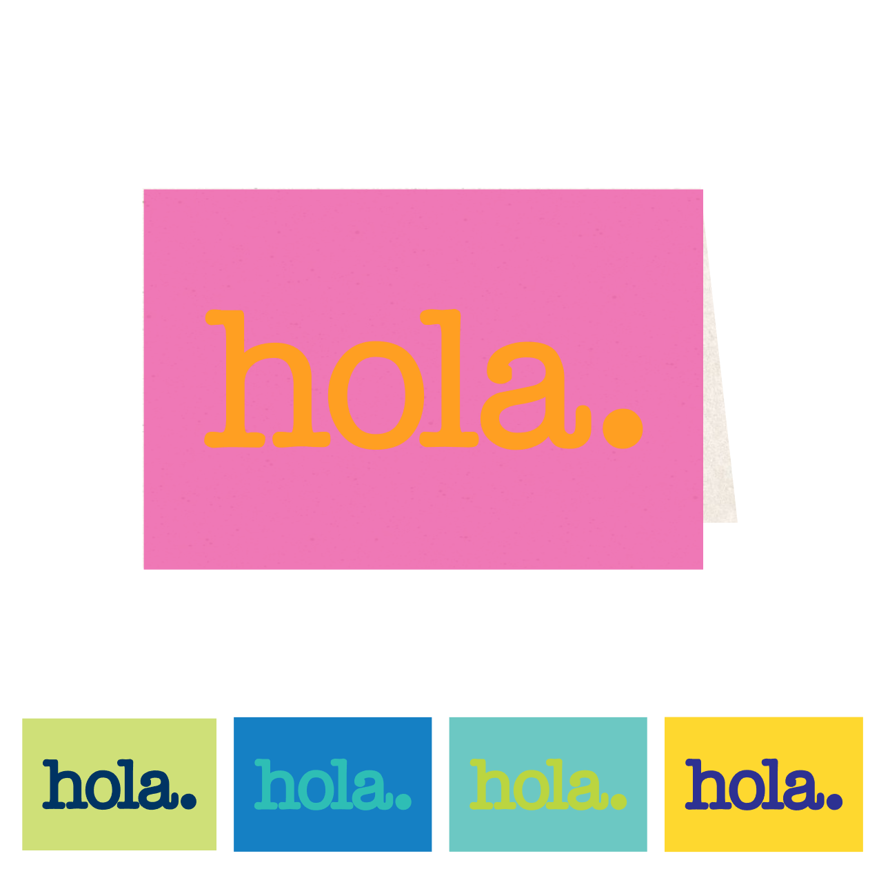 TARJETA HOLA
