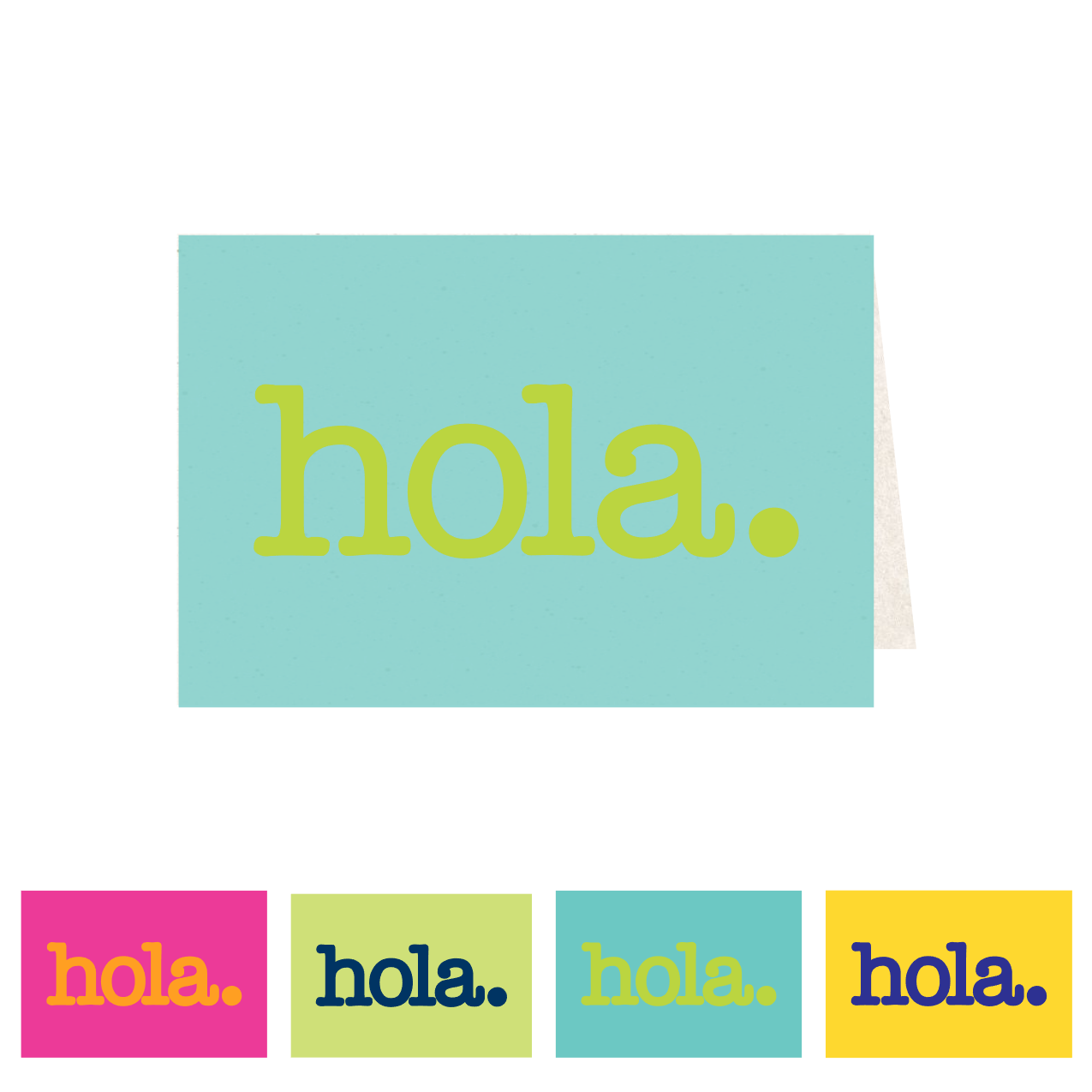 TARJETA HOLA