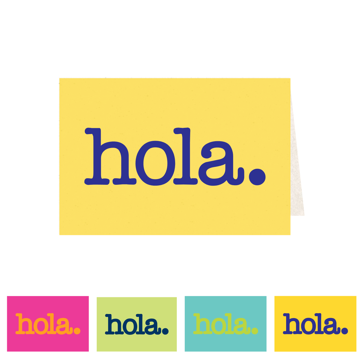 TARJETA HOLA