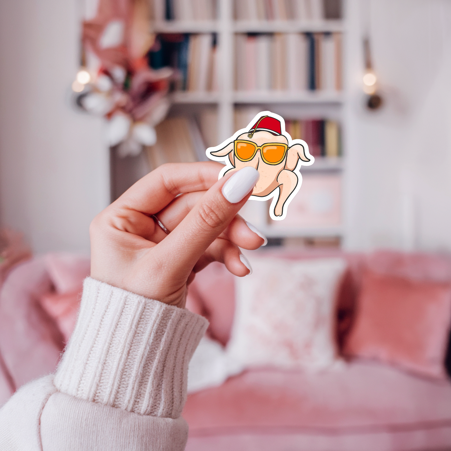 STICKER FRIENDS PAVO DE MONICA