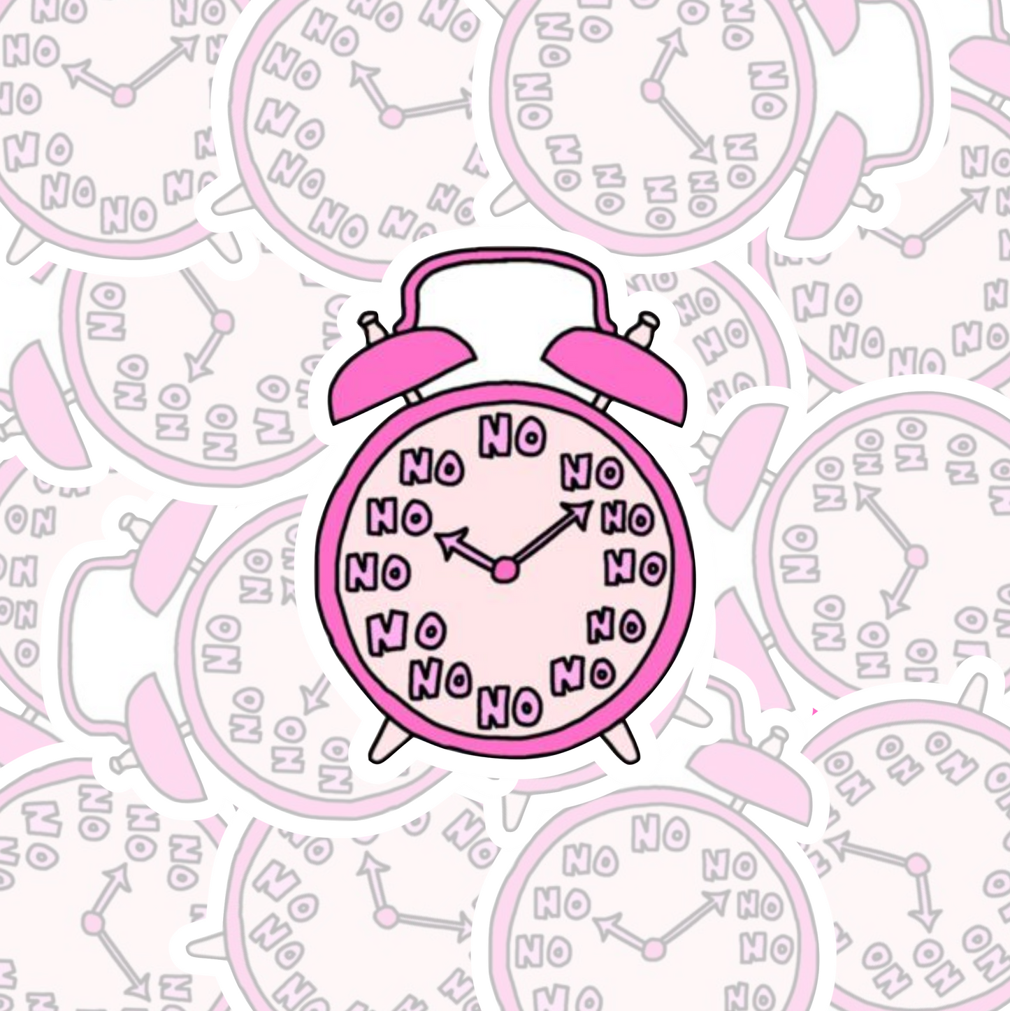 STICKER NO O'CLOCK