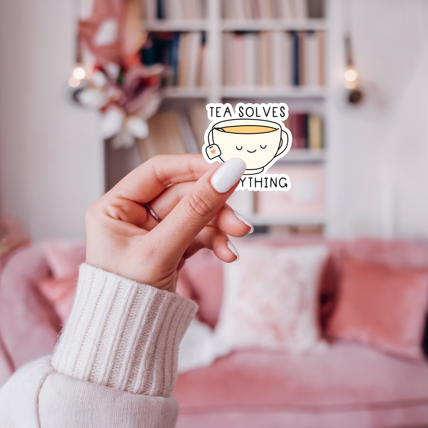 STICKER TEA SOLVES EVERYTHING