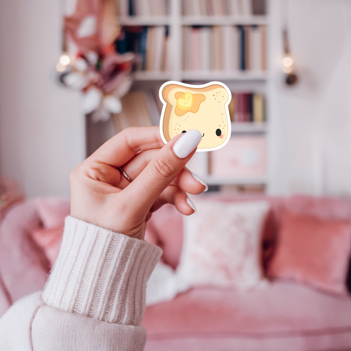 STICKER TOSTADA CON MATEQUILLA