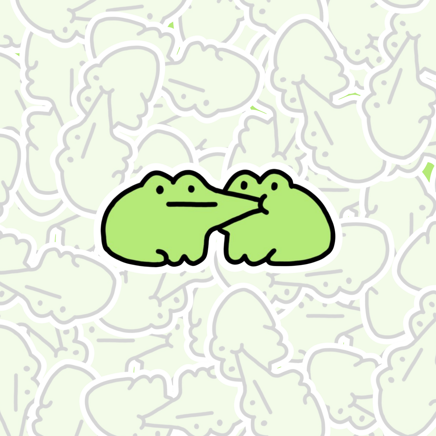 STICKER PICO DE RANA