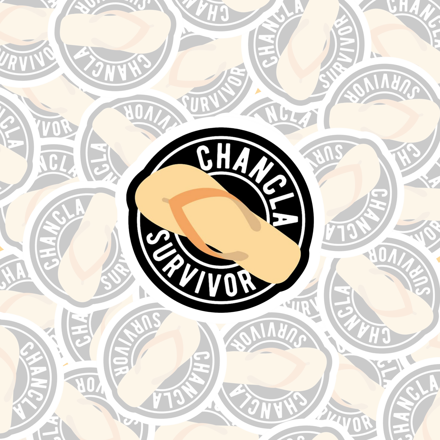 STICKER CHANCLA SURVIVOR