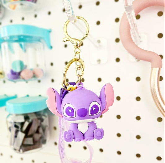 LLAVERO ANGEL MORADO