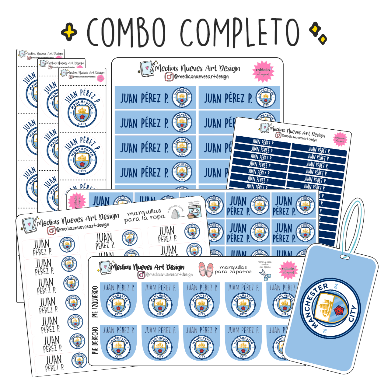 COMBO MANCHESTER CITY FC