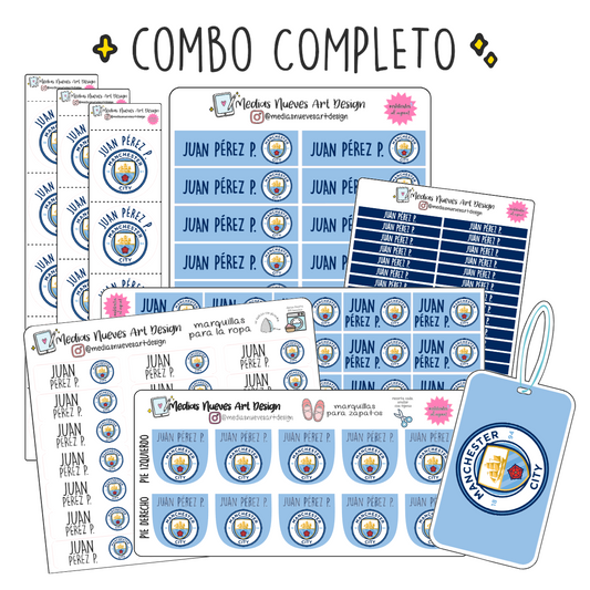 COMBO MANCHESTER CITY FC