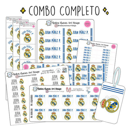 COMBO  REAL MADRID CF