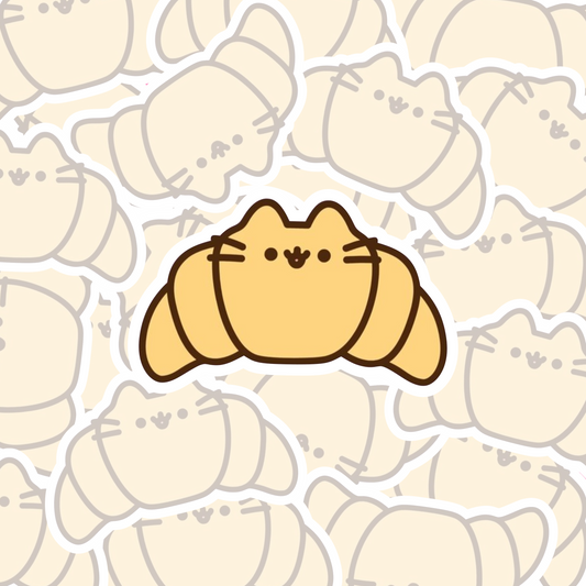 STICKER CROISSANT GATO
