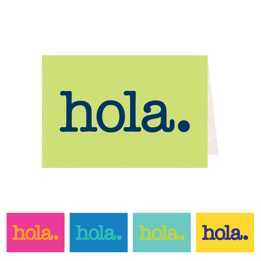 TARJETA HOLA