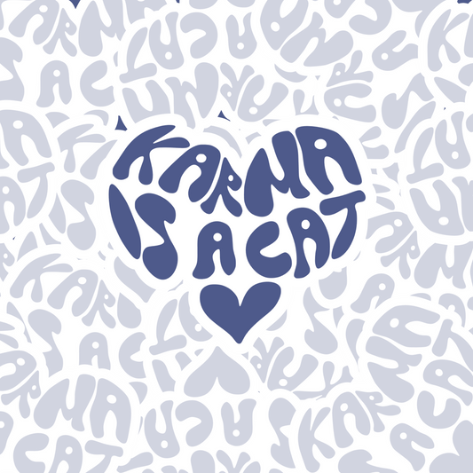 STICKER TS KARMA IS A CAT