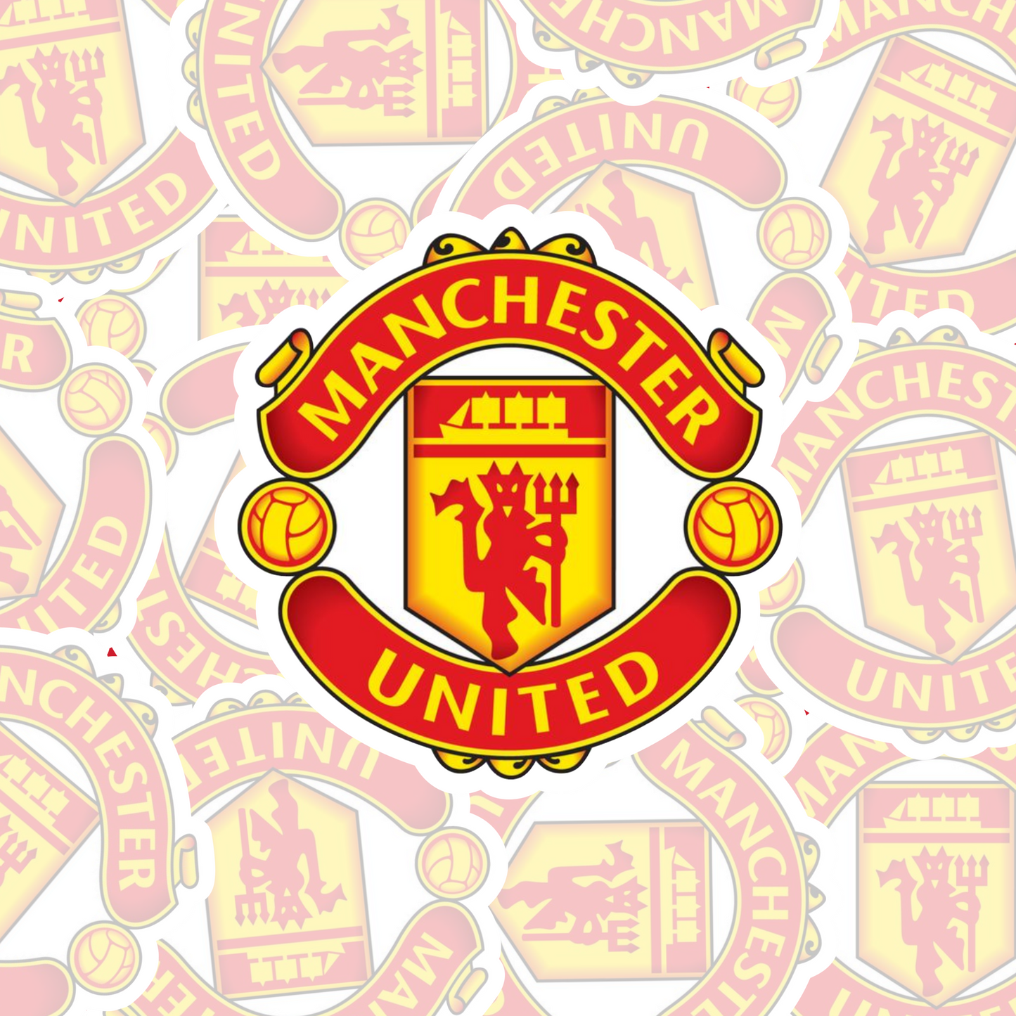 STICKER MANCHESTER UNITED F.C.