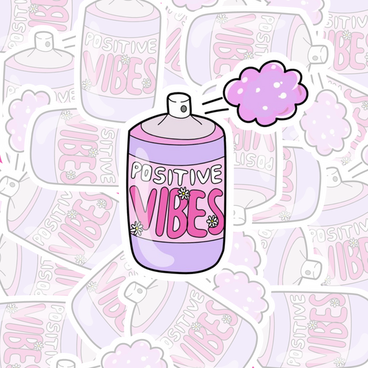 STICKER POSITIVE VIBES