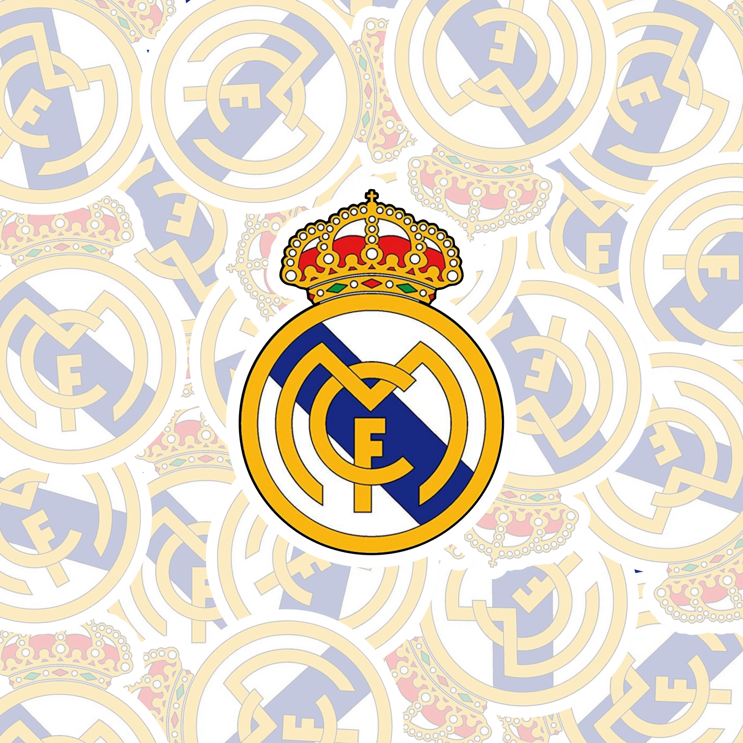 STICKER REAL MADRID CF