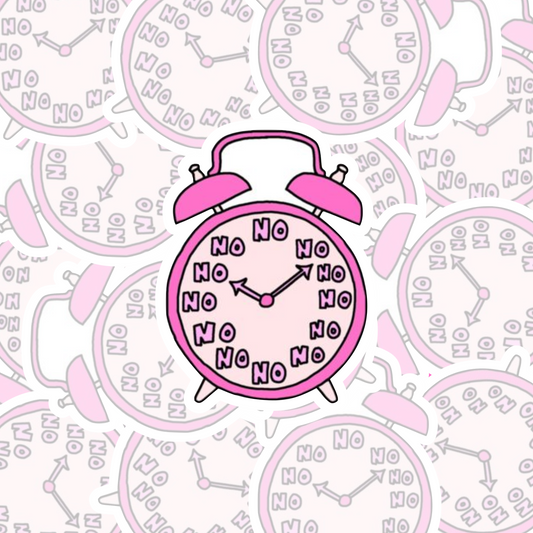 STICKER NO O'CLOCK