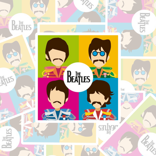 STICKER THE BEATLES