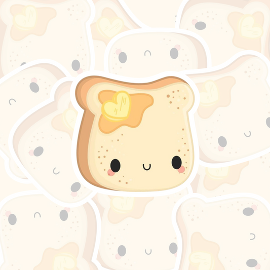 STICKER TOSTADA CON MATEQUILLA
