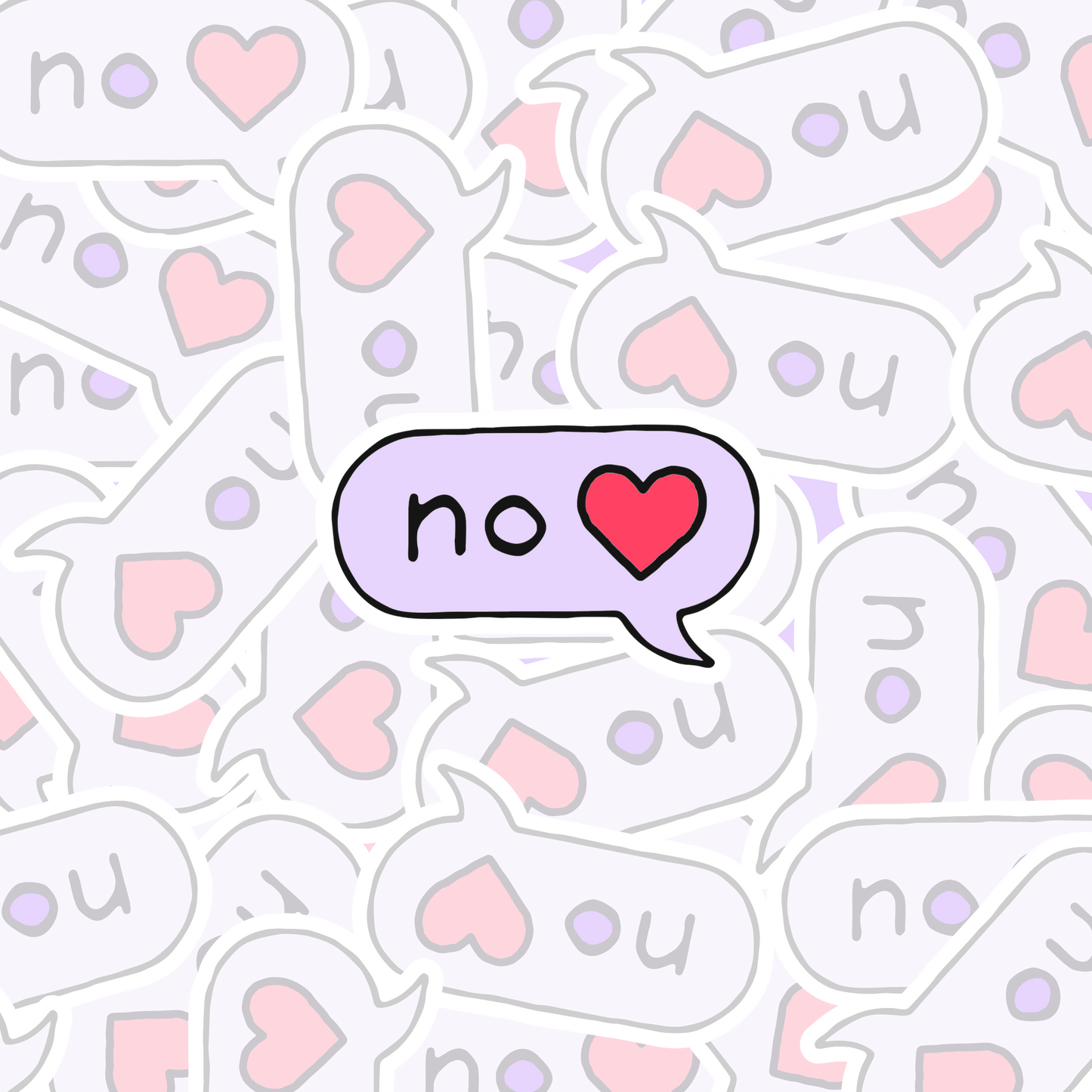 STICKER NO
