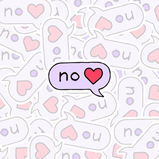 STICKER NO