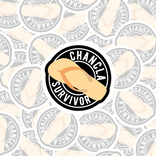 STICKER CHANCLA SURVIVOR